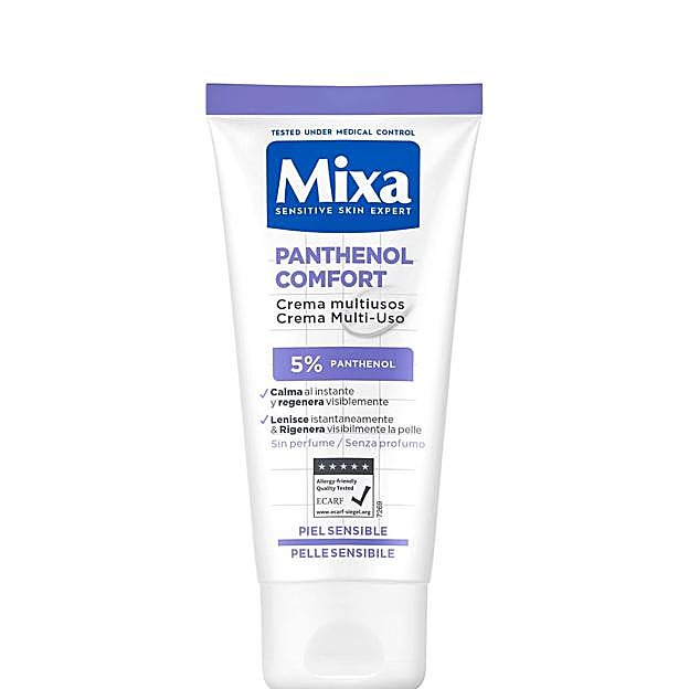 Panthenol Comfort Crema Multiusos de Mixa. Precio: 6,99 euros