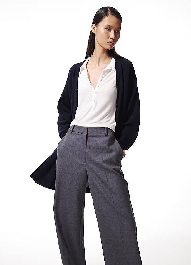 Imagen - Chaqueta larga de punto hecha en lana