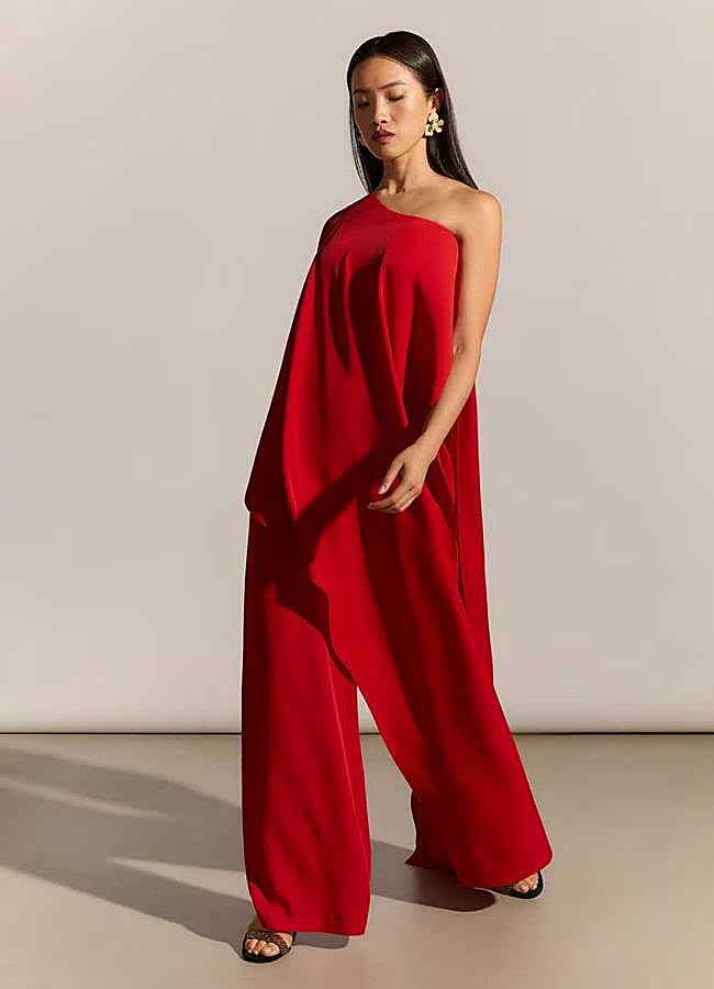 Imagen - Mono asimétrico capa larga Woman Fiesta El Corte Inglés (210€)