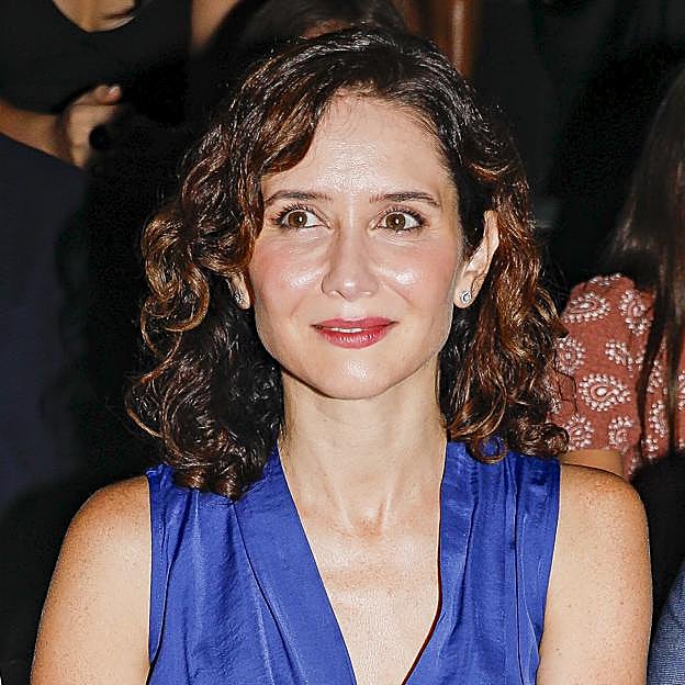 Isabel Díaz Ayuso en la MBFW Madrid 2024