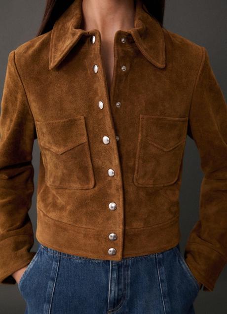 Imagen - Chaqueta de piel de Mango (99,99 euros)