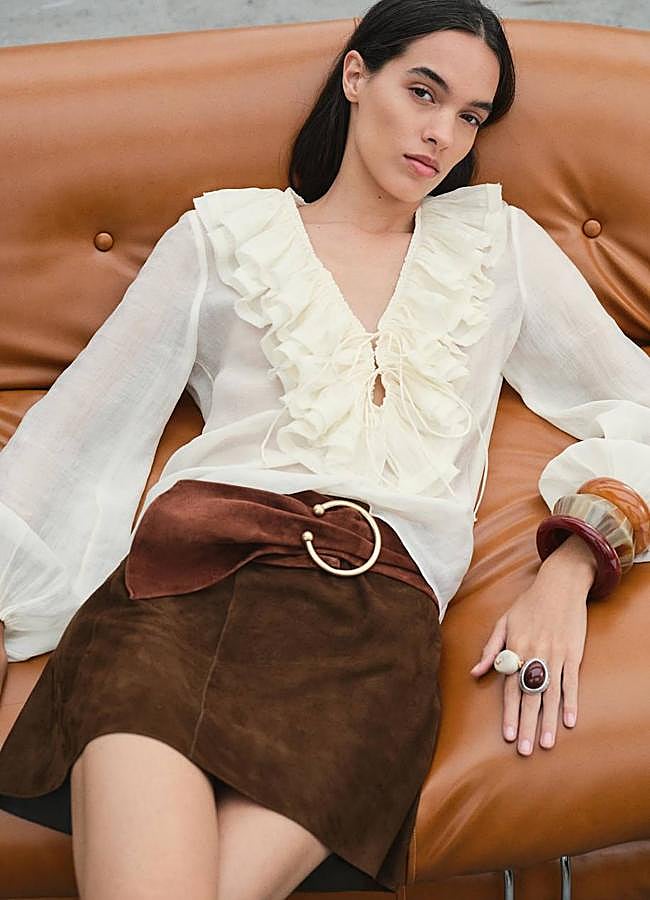 Imagen - Blusa vaporosa con volantes