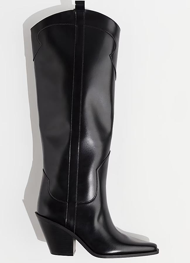 Imagen - Botas negras por la rodilla de H&M, 59,99 euros.