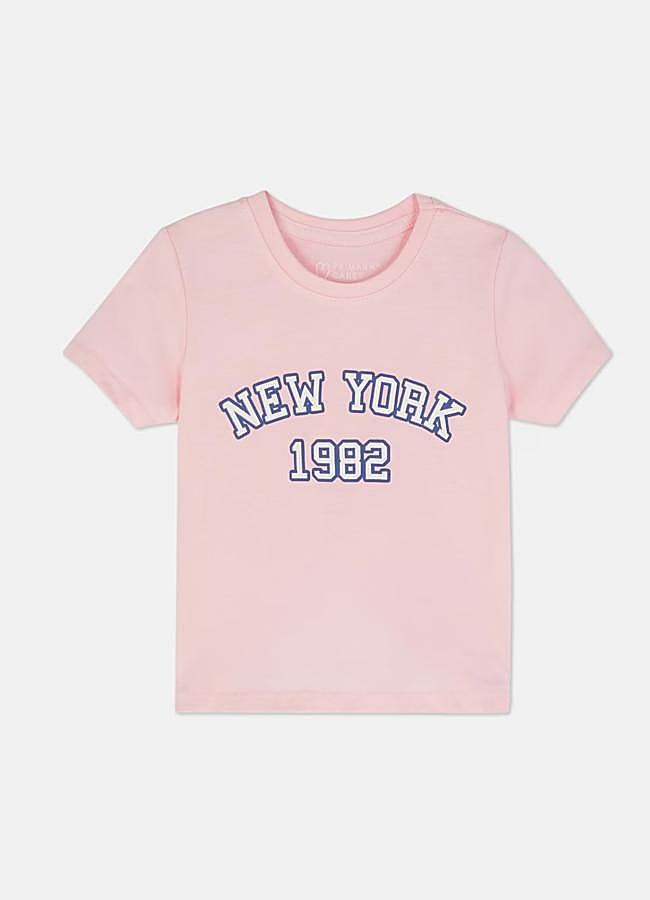 Imagen - Camiseta New York en rosa de Primark.
