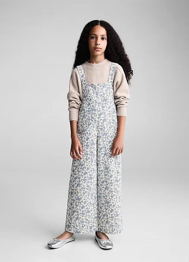 Imagen - Peto para niña con estampado de flores