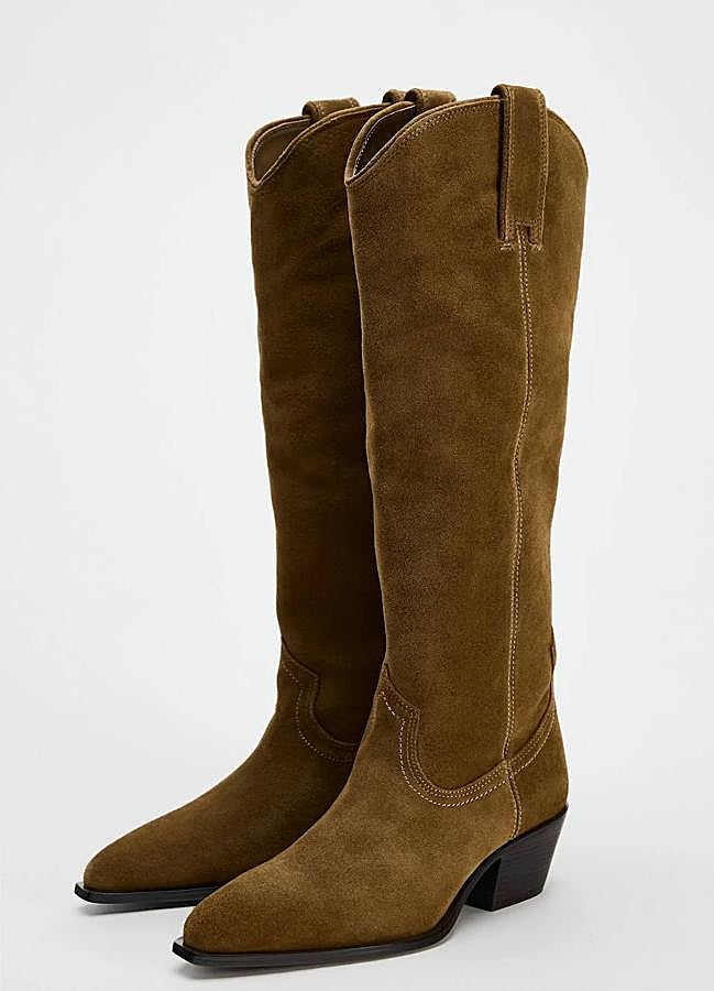 Imagen - Botas de piel de serraje cowboy