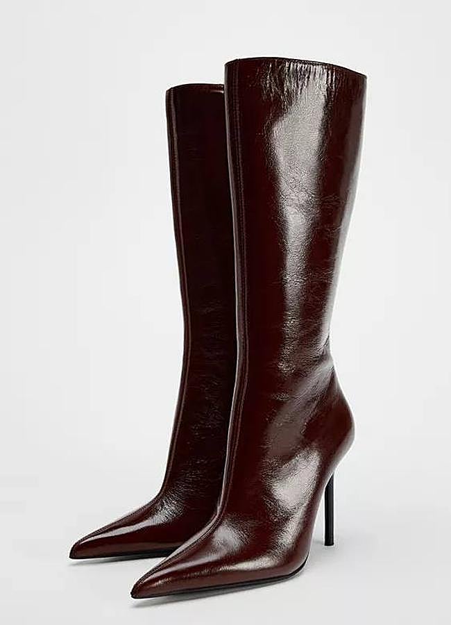 Imagen - Botas de piel con tacón de aguja