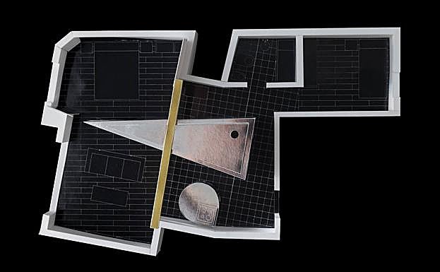 Plano del proyecto de Shine on You Crazy Diamond / La maison-en-valise (Hogar en una maleta), de Pedro Pitarch.