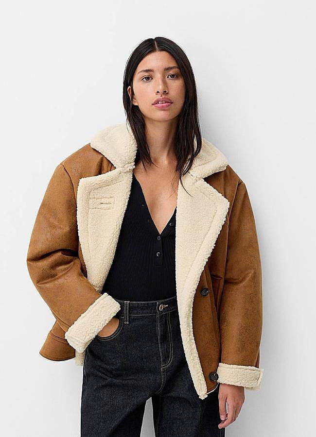 Imagen - Cazadora de doble faz estilo retro oversize