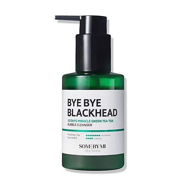 Bye Bye Blackhead 30 Days Miracle Green Tea Tox Bubble Cleanser de Some By Mi