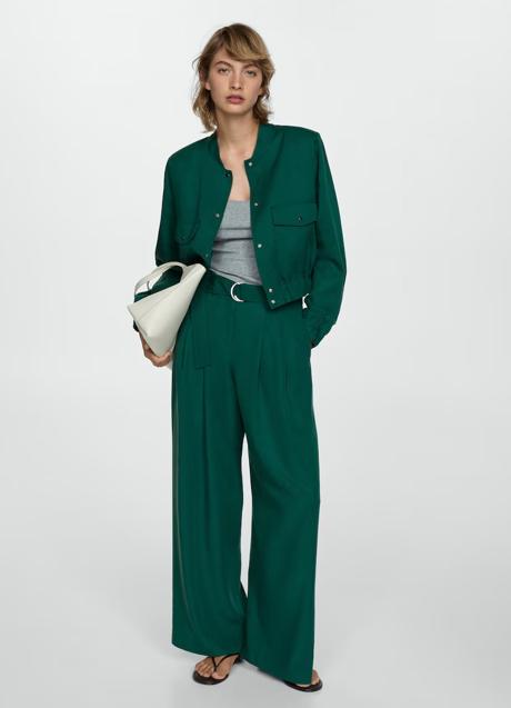 Imagen - Pantalones verdes de Mango (39,99 euros)