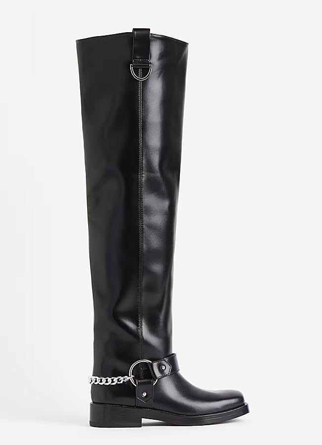 Imagen - Botas biker over the knee de H&M.