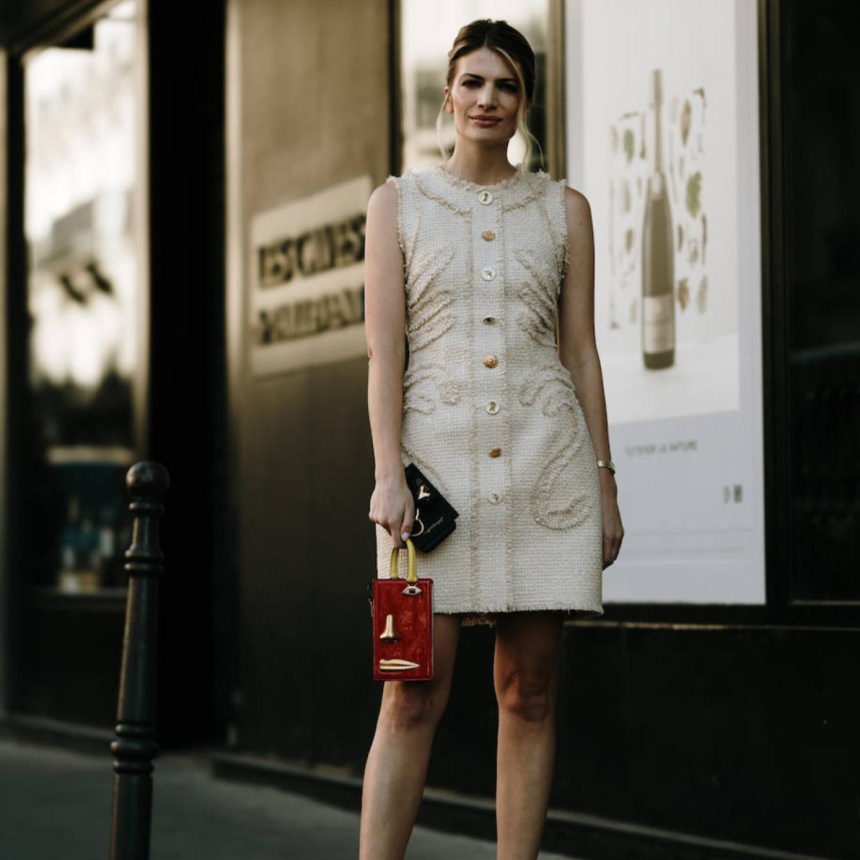 Mujer en el street style