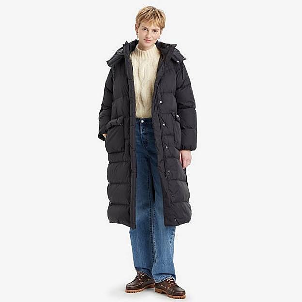 Chaqueta acolchada abullonada larga western (270€) 