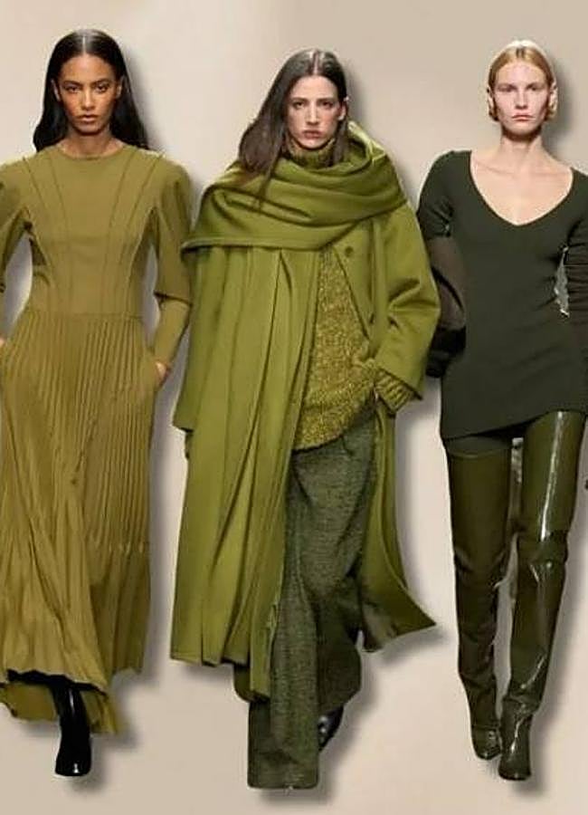 Imagen - Total looks color verde oliva tendencia en pasarela/mychicobssesion