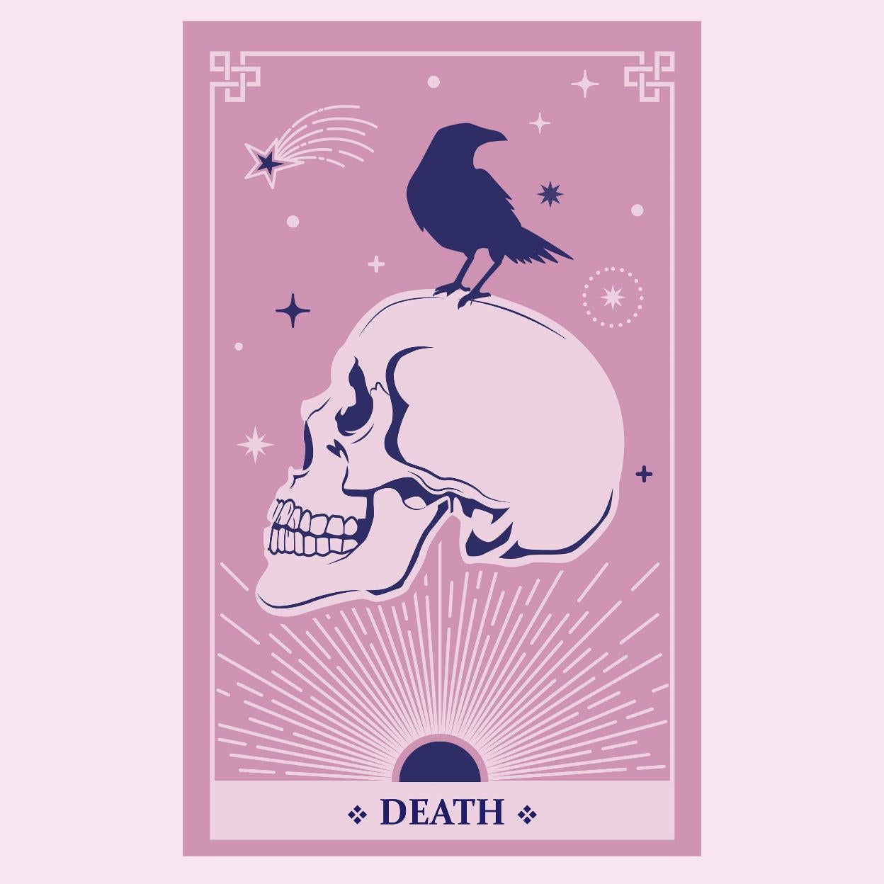 La carta del Tarot de La Muerte.