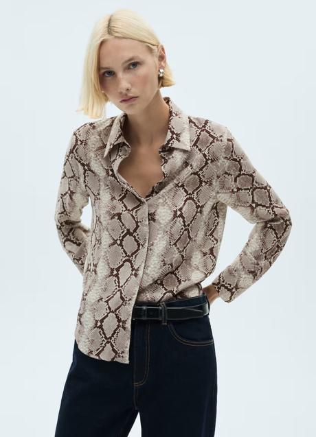 Imagen - Camisa estampada Mango (29,99 euros)