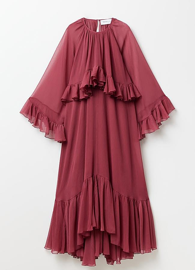 Imagen - Vestido midi volantes de Sfera (59,99€)