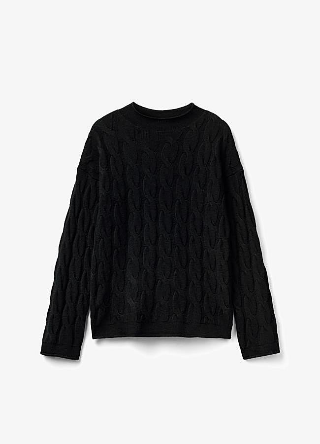 Imagen - Jersey de ochos negro de Benetton, 69,95 euros.