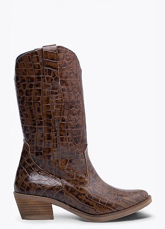 Imagen - Botín benisa estampado pitón de Guess, 149,95 euros.