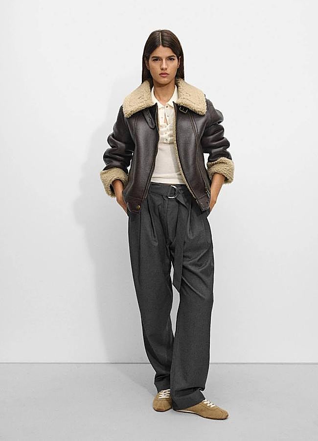 Imagen - Chaqueta de doble faz estilo aviador