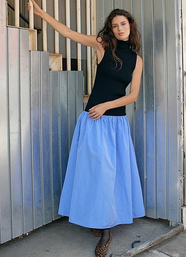 Imagen - Frida Dress - Black/Sky blue de Laia Alen (270€)