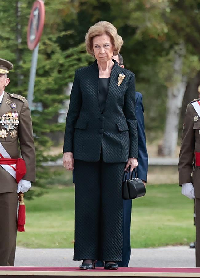 Imagen - La reina Sofía en en la Base Aérea de Torrejón de Ardoz. / GTRES