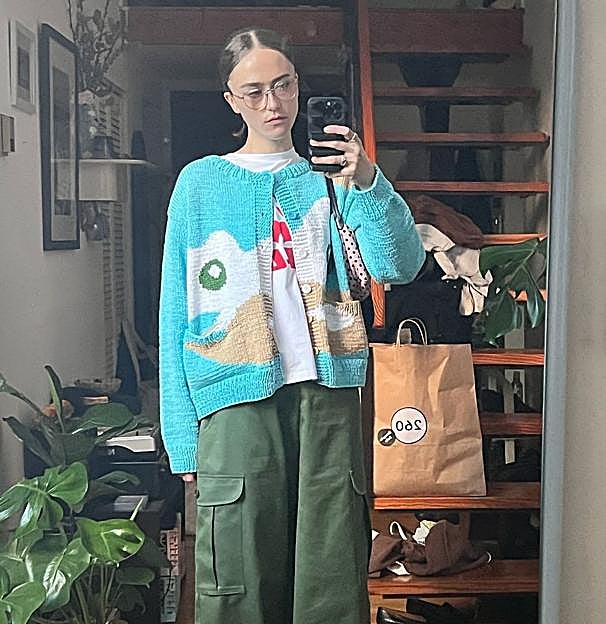 La hijastra de Kamala Harris en una imagen de sus redes sociales. 