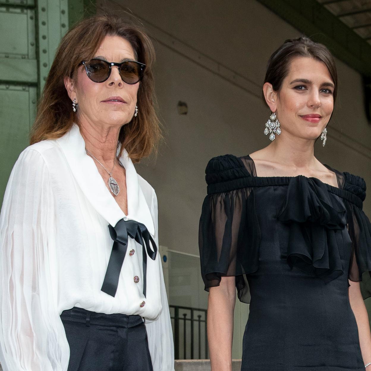 Carolina de Mónaco junto a su hija. Carlota Casiraghi. 