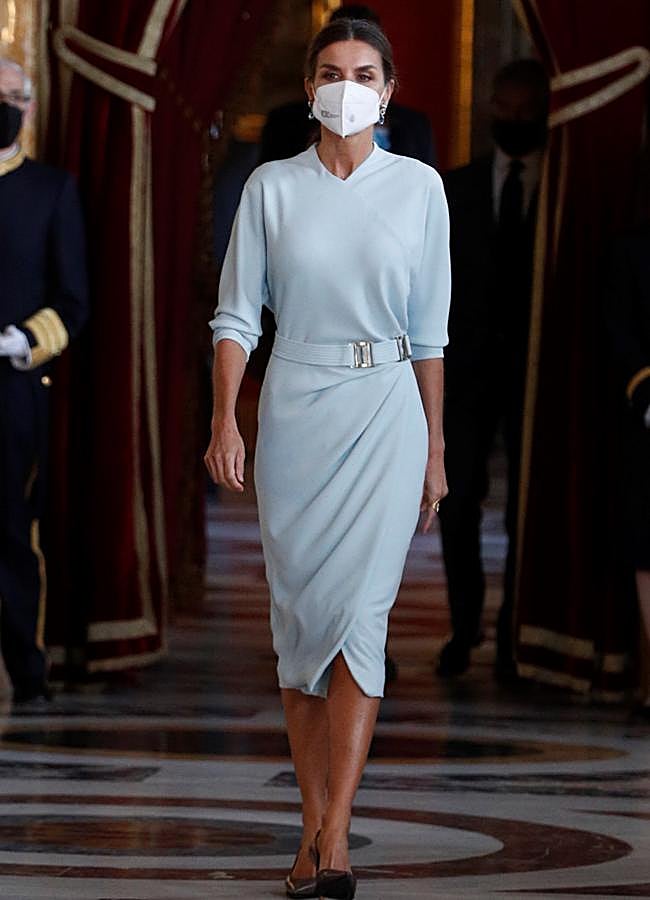 Imagen - La reina Letizia en el Día de la Hispanidad 2021 (GTRES)