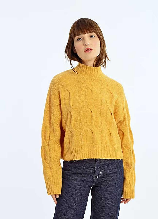 Imagen - Jersey de mujer oversize en punto trenzado de Lili Sidonio (69€ en El Corte Inglés)