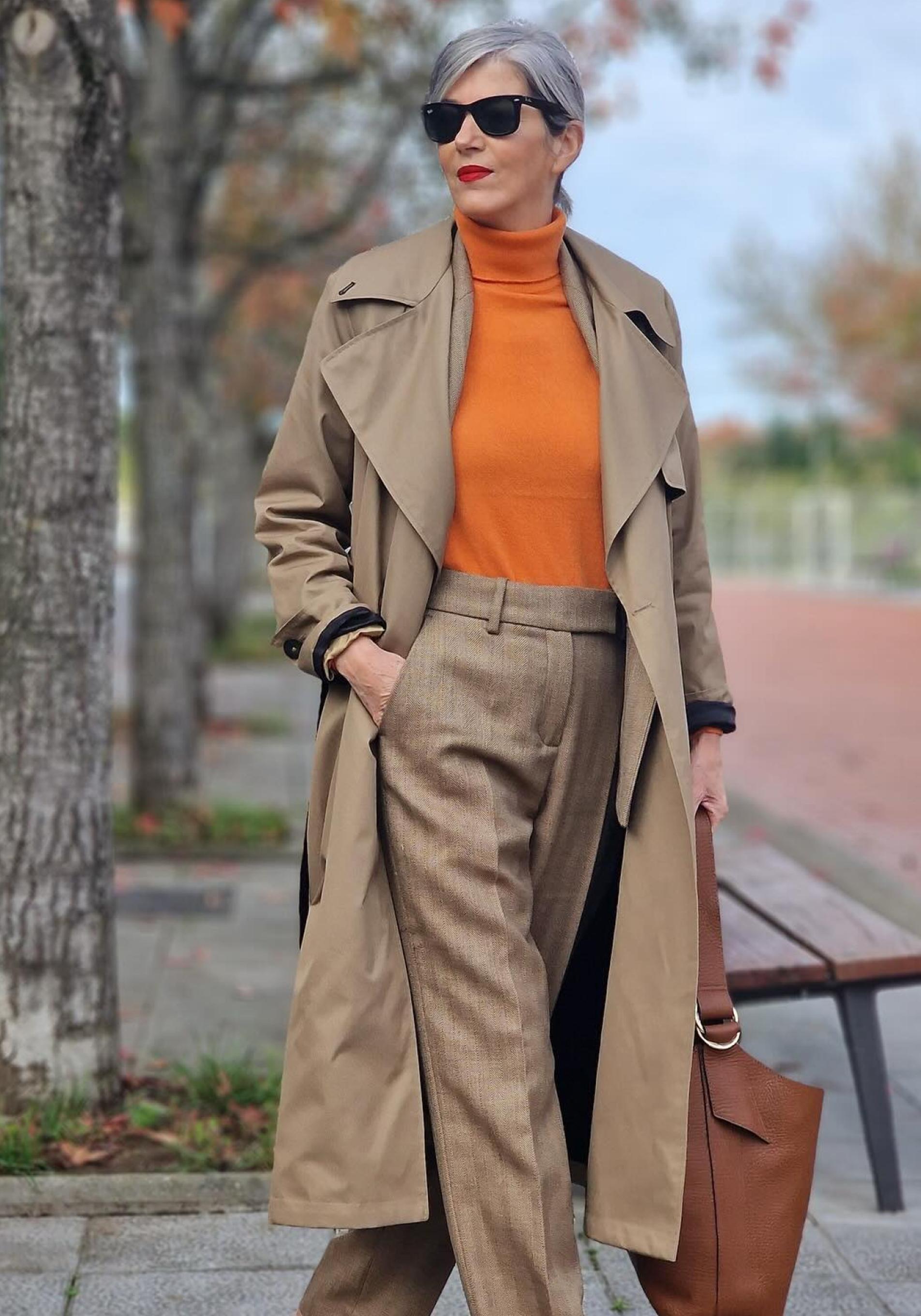 Carmen Gimeno con look con cuello alto