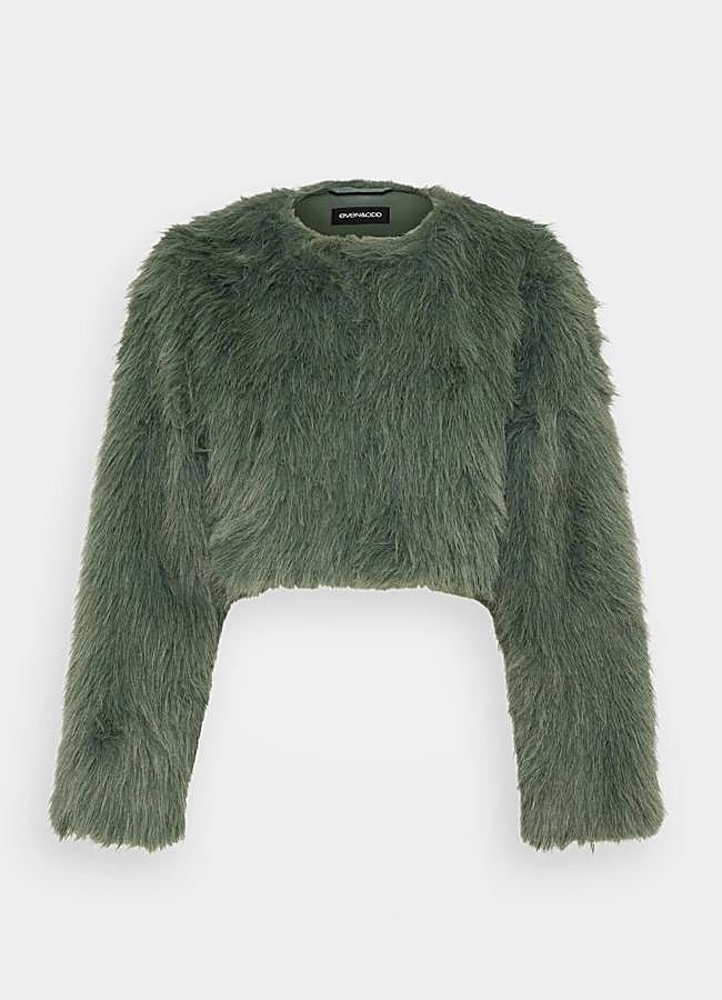 Imagen - Abrigo de pelo corto de Even&Odd, a la venta en Zalando, 31,99 euros.