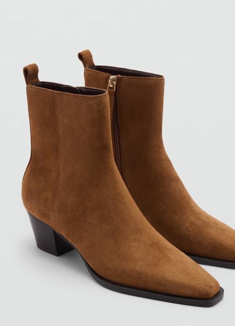 Imagen - Botines de serraje de Mango (59,99 euros)