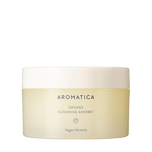 Aromatica Orange Cleansing Sherbet, en Miin Cosmetics.