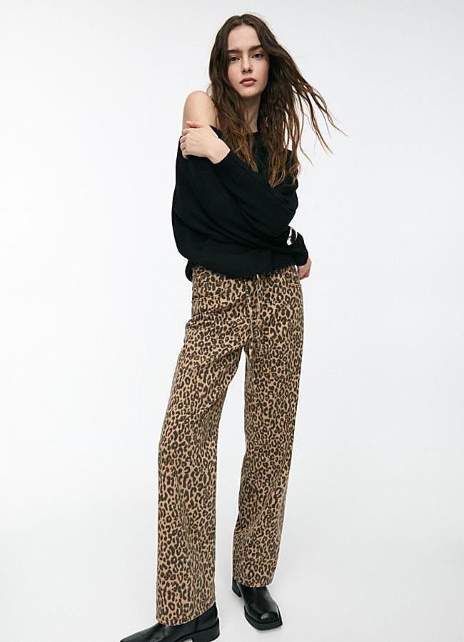 Imagen - Pantalones de leopardo estilo baggy jeans