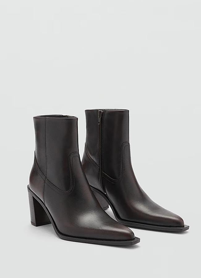 Imagen - Botines marrones de Mango, 89,99 euros.