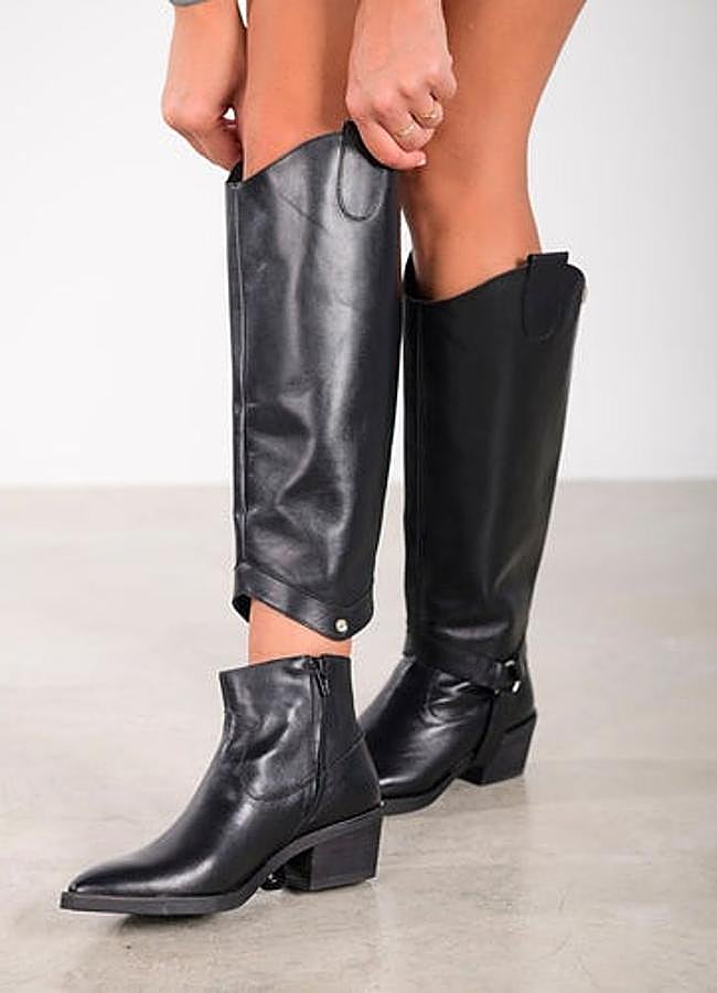 Imagen - Las botas cowboy negras más ponibles están en Popa.