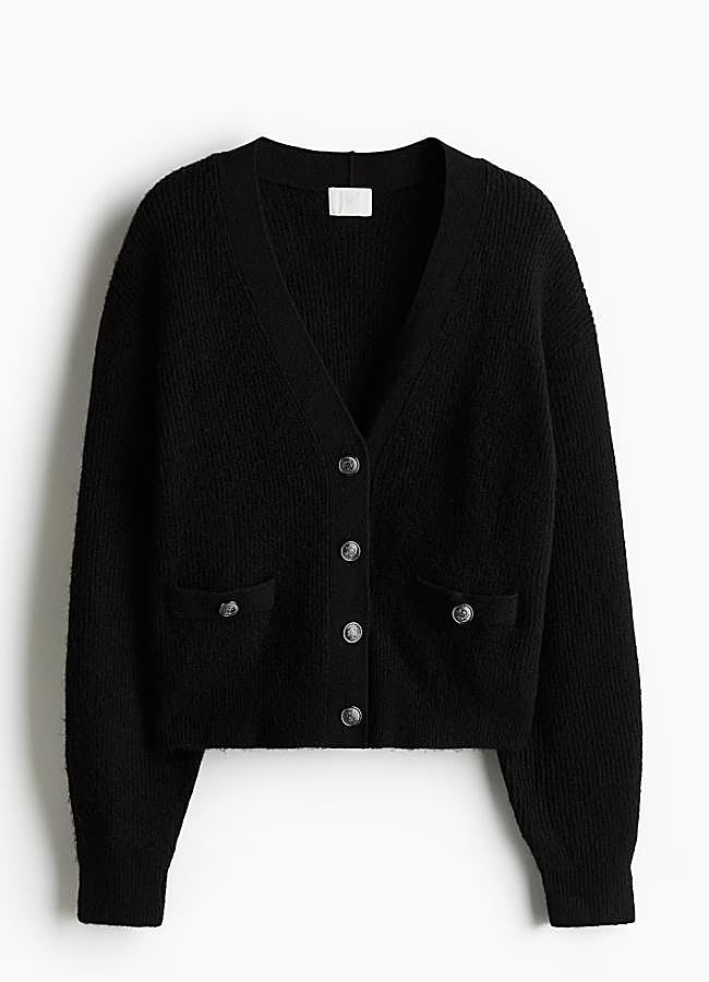 Imagen - Cárdigan negro de H&M, 25,99 euros.