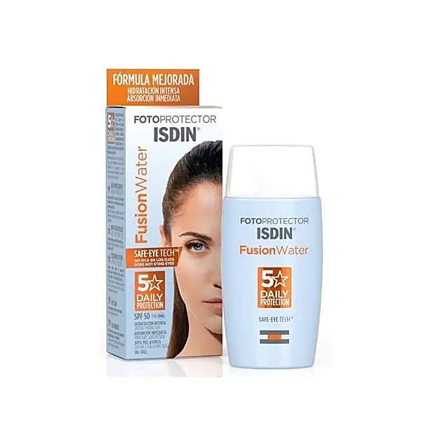 Isdin Protector Solar Facial Fusion Water.