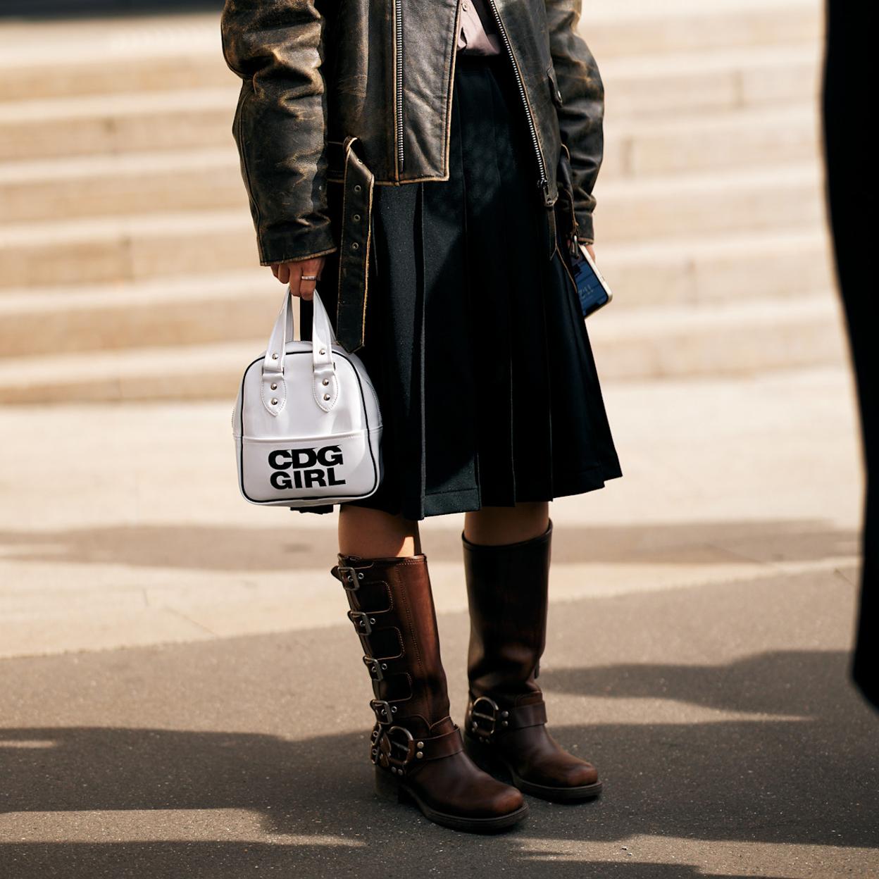 Unas botas biker en el street style.