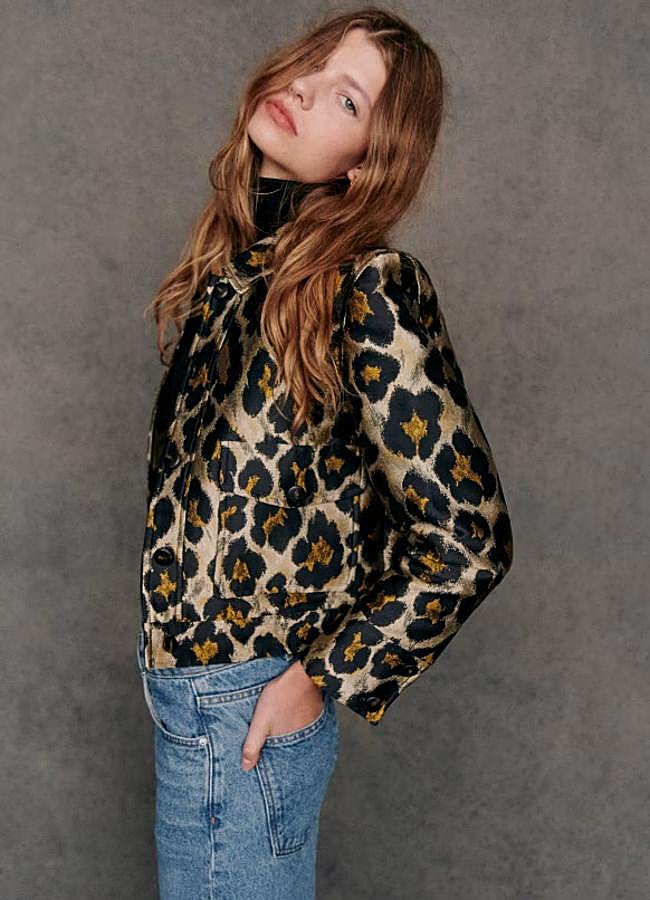 Imagen - Chaqueta con estampado de leopardo de Sézane.