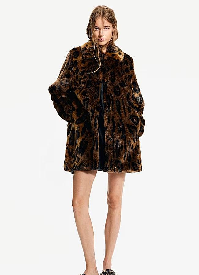 Imagen - Chaquetrón efecto pelo animal print