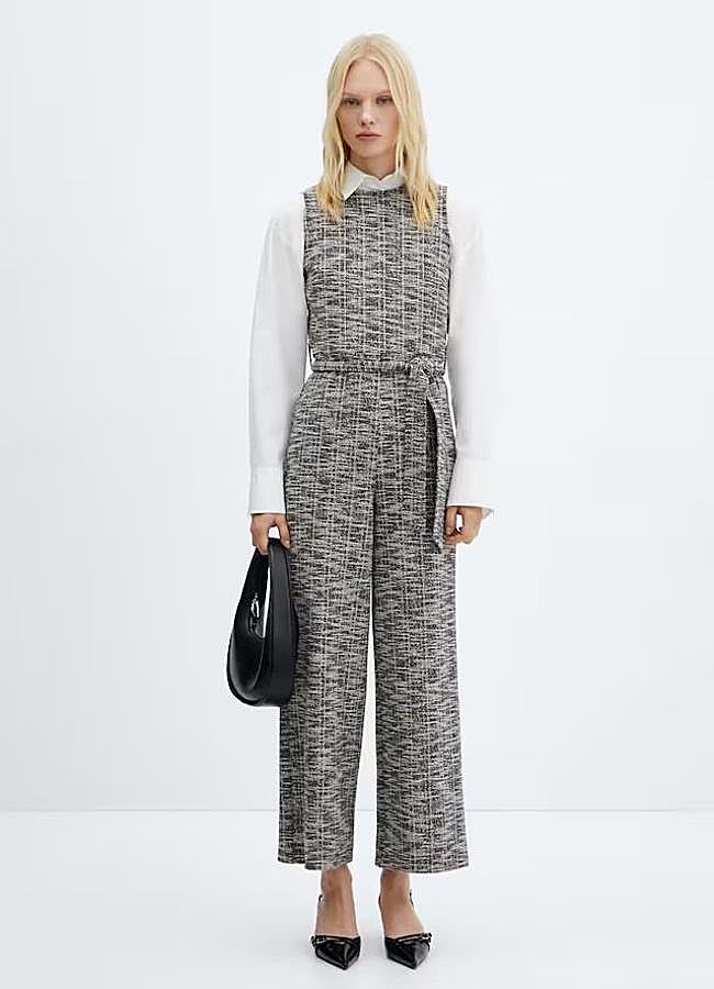 Imagen - Mono largo en tejido de tweed