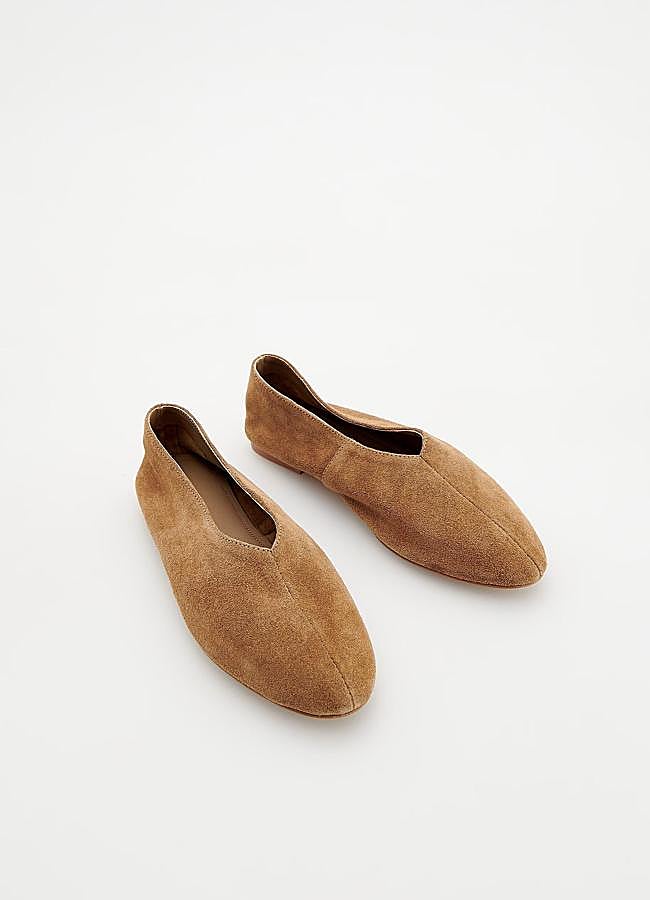 Imagen - Bailainas de ante marrones