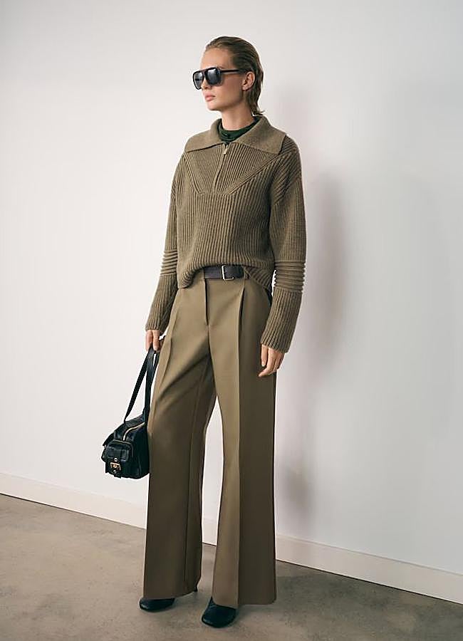 Imagen - Jersey con cremallera y cuello polo