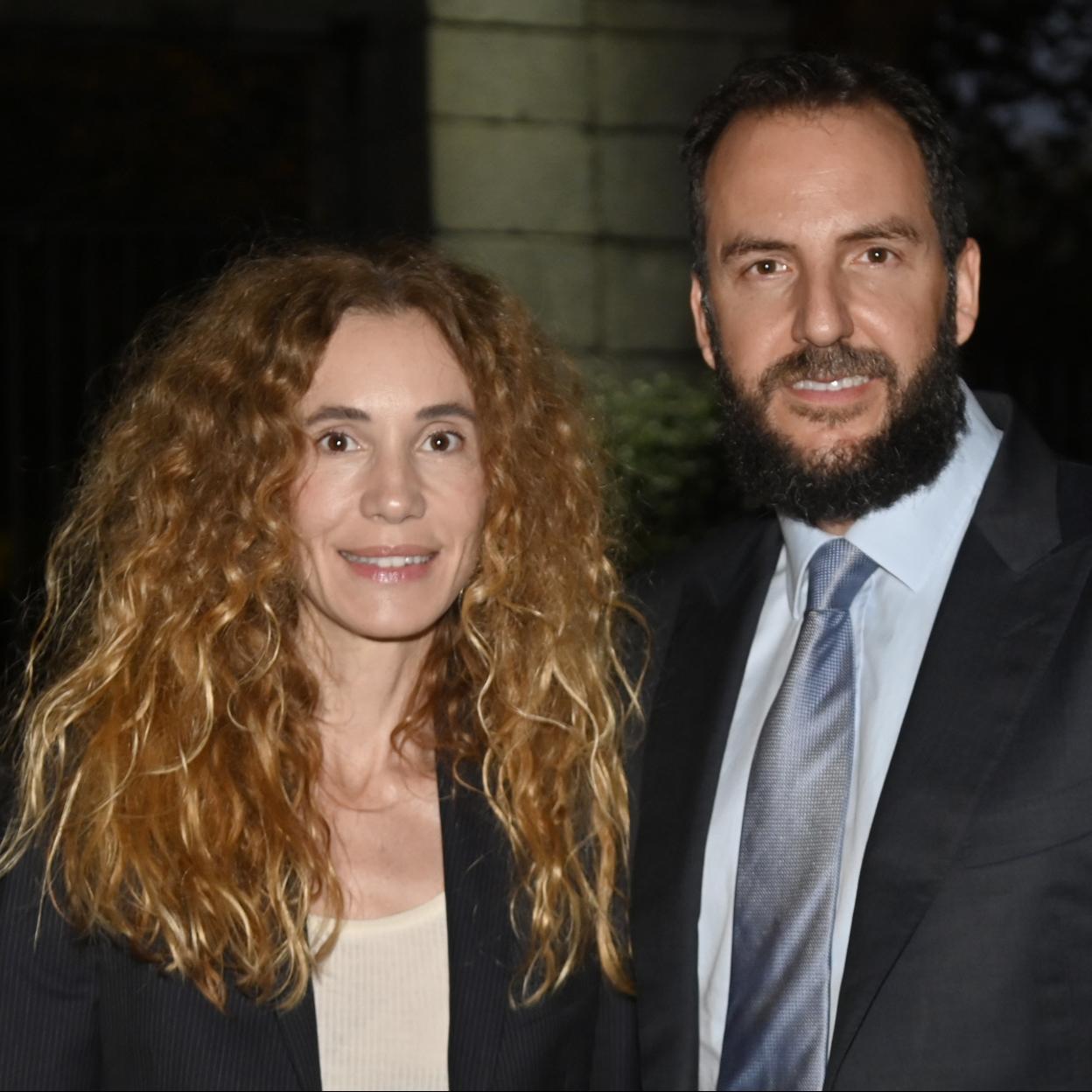 Blanca Cuesta junto a Borja Thyssen.