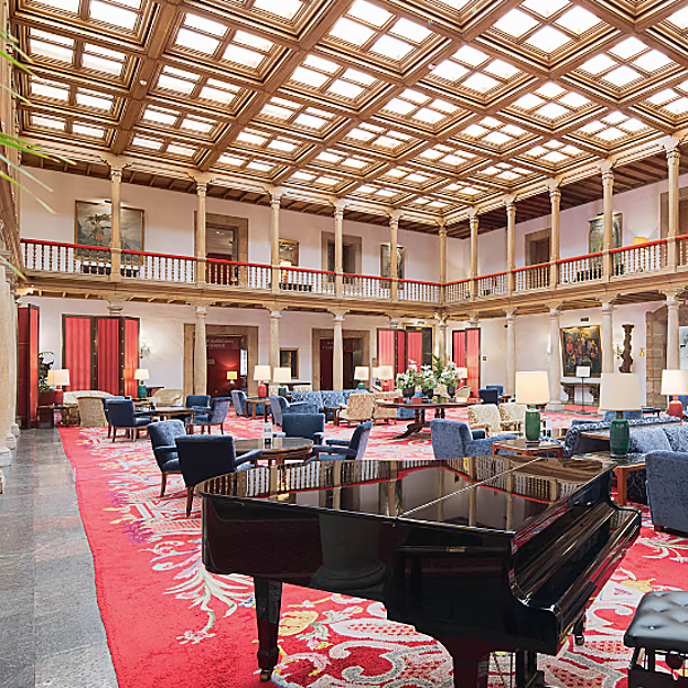 El interior del Hotel Reconquista. 