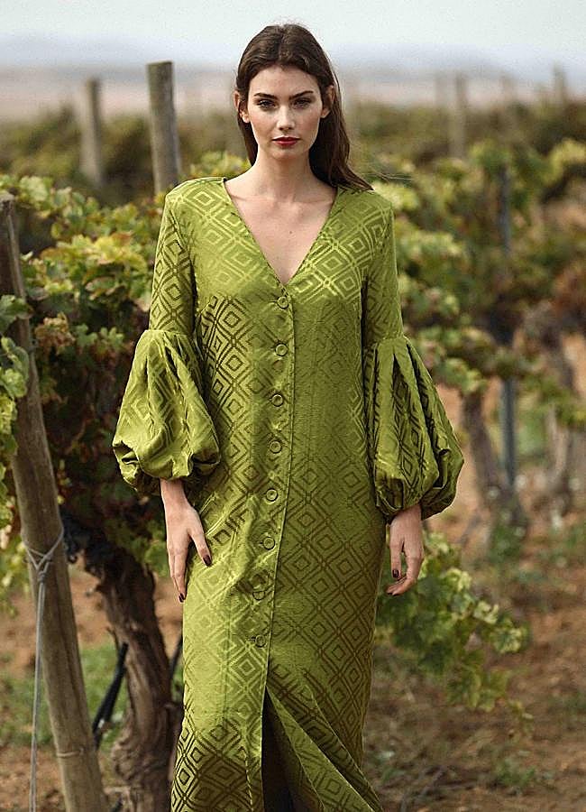 Imagen - Vestido en color verde de Mattuî.