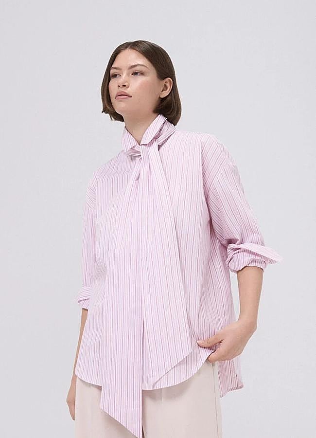 Imagen - Camisa popelín con lazo desmontable de TFP by Tamara Falcó.